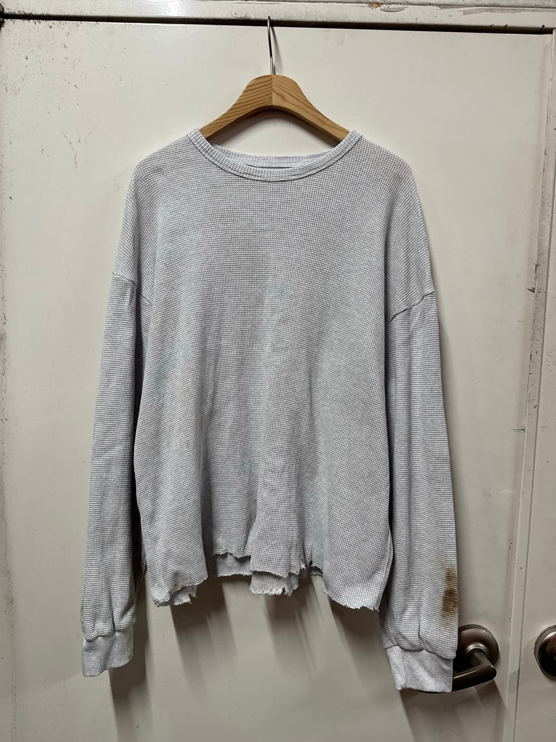 빈티지 와플 레이어드 긴팔 상품이미지1