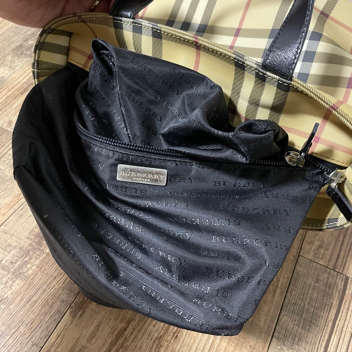 빈티지 버버리 노바체크 미니 토트백 상품이미지9