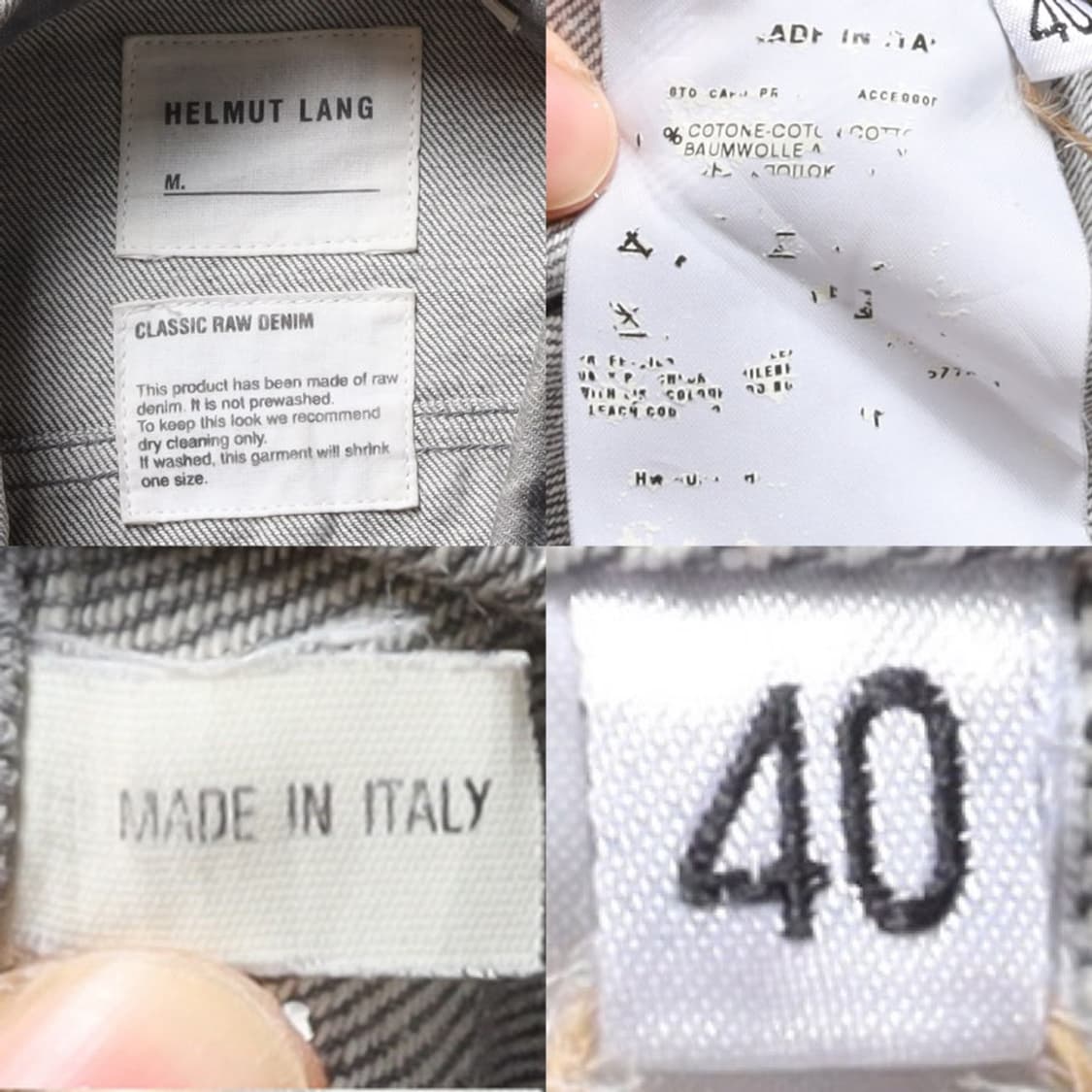 헬무트 랭 Helmut Lang Denim Trucker Jacket  상품이미지8