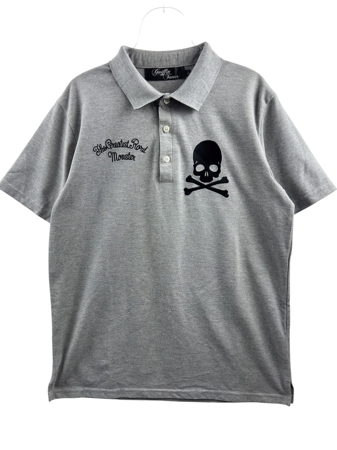 JPN Y2K 스컬 그레이 슬리브1336 상품이미지1