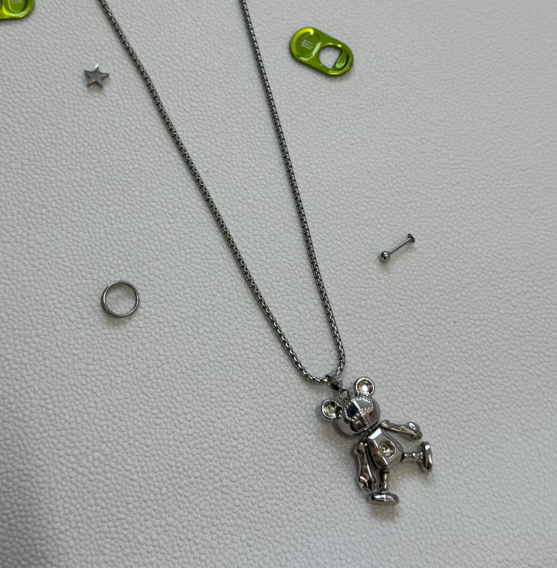 빈티지 곰돌이 목걸이 상품이미지2