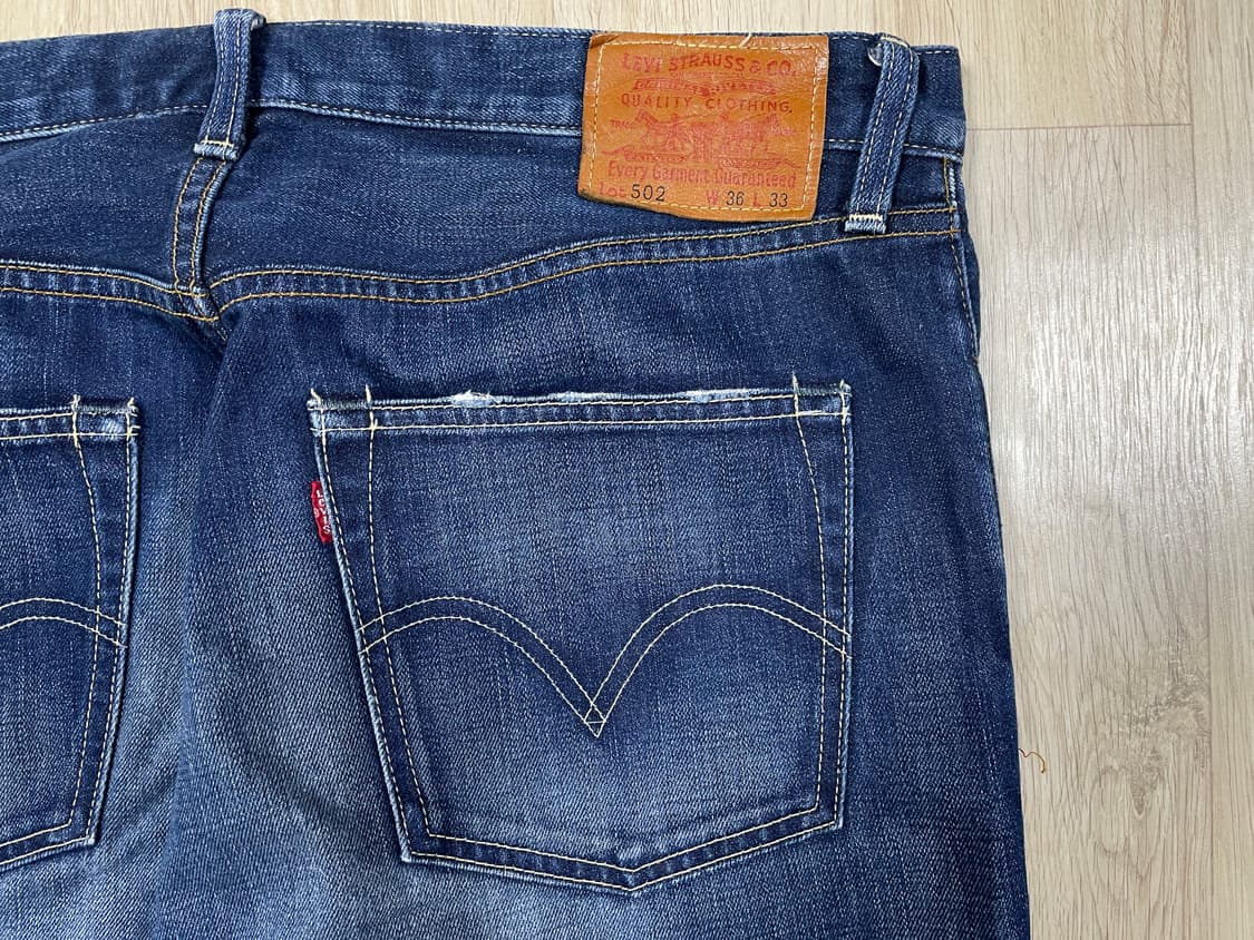 36) 00's 리바이스 재팬 502 하드워싱 데님팬츠 상품이미지9