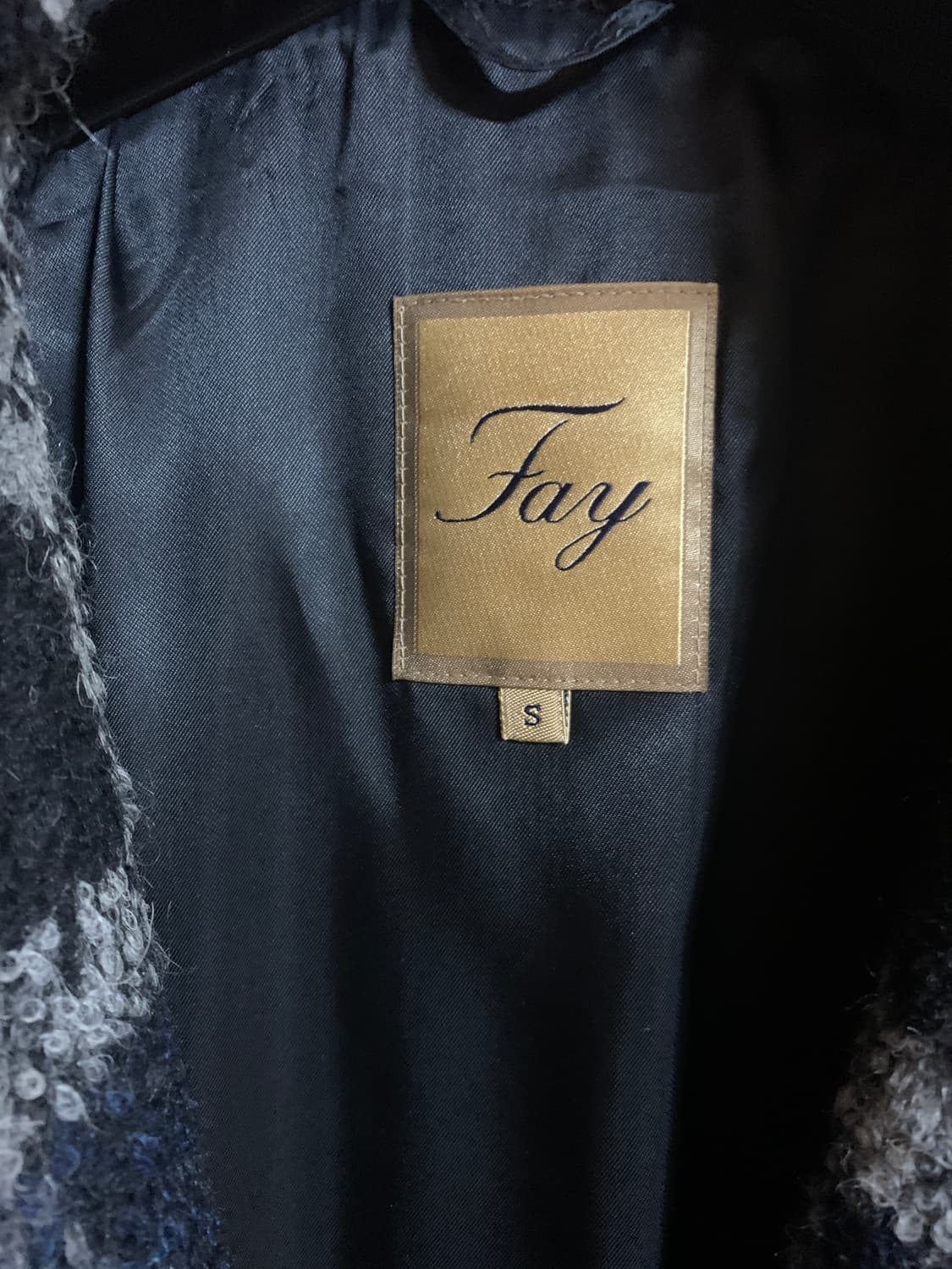 Fay 체크 코트 상품이미지5