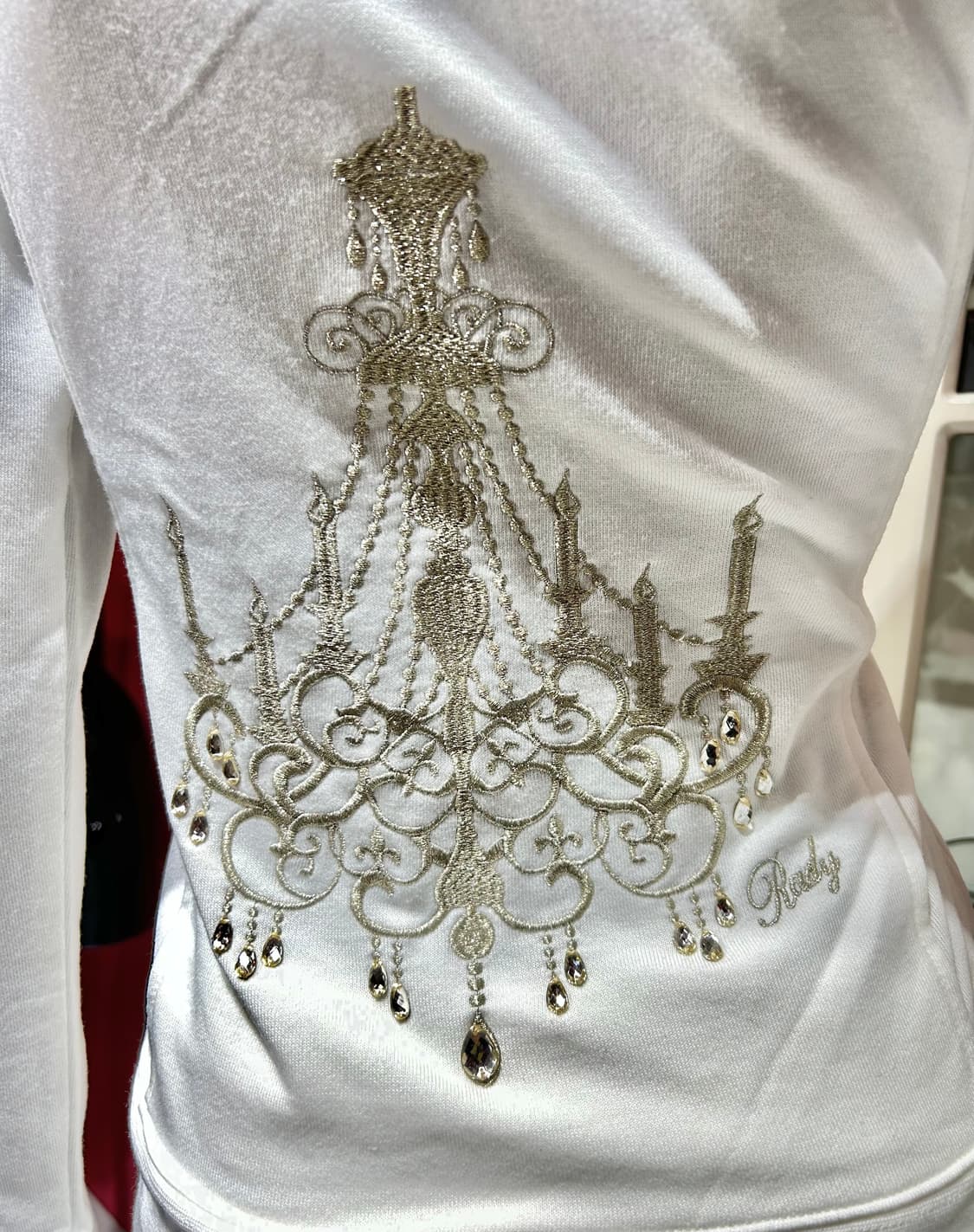 Rady chandelier tracksuit 레디 샹들리에 셋업 화이트 상품이미지3