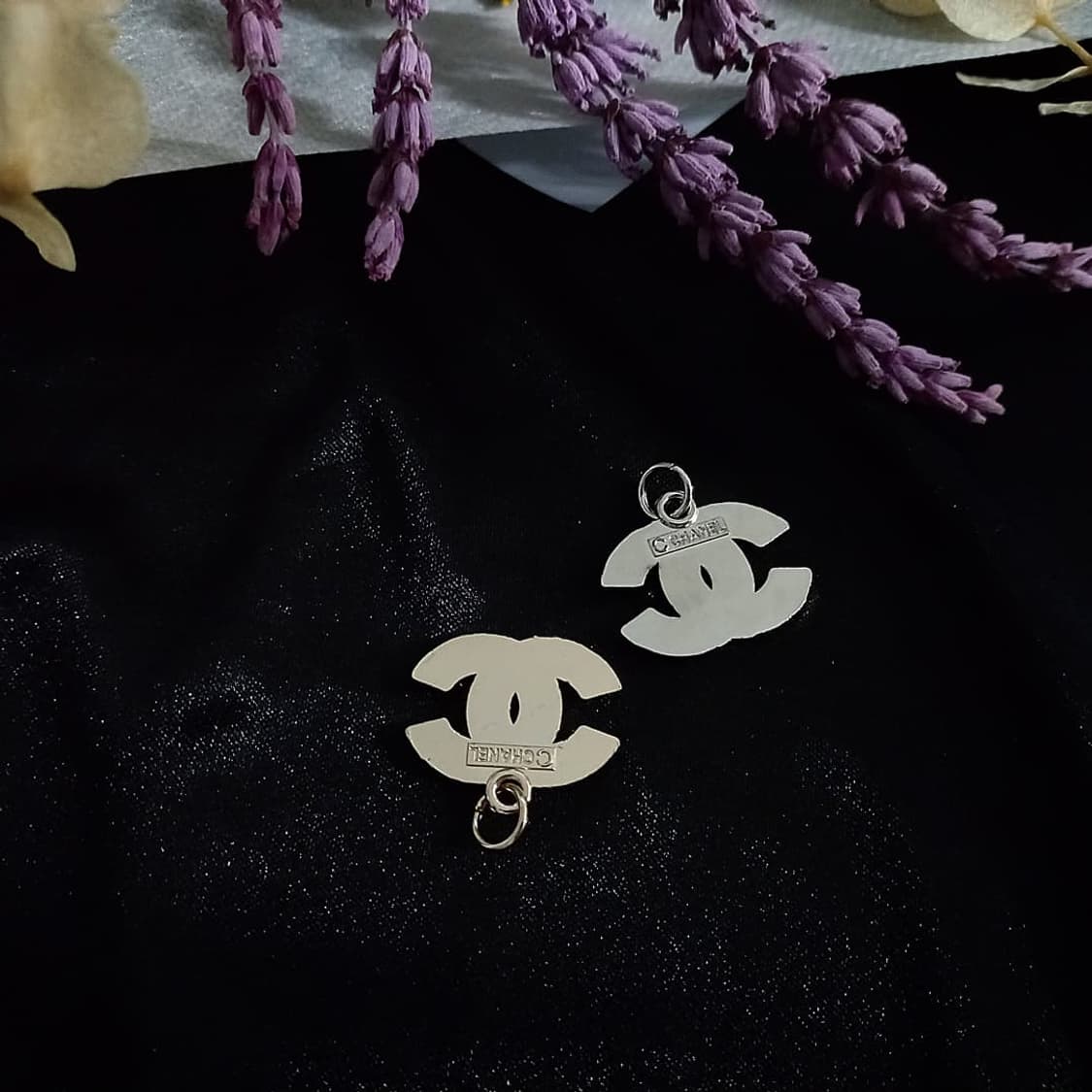 [chanel] 샤넬 빈티지 정품 참단추 업사이클링 목걸이 실버스와 상품이미지6