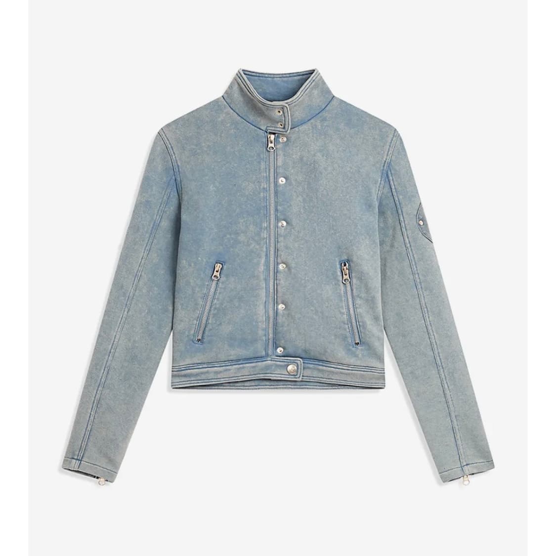 OPENYY JERSEY BIKER JACKET 상품이미지3