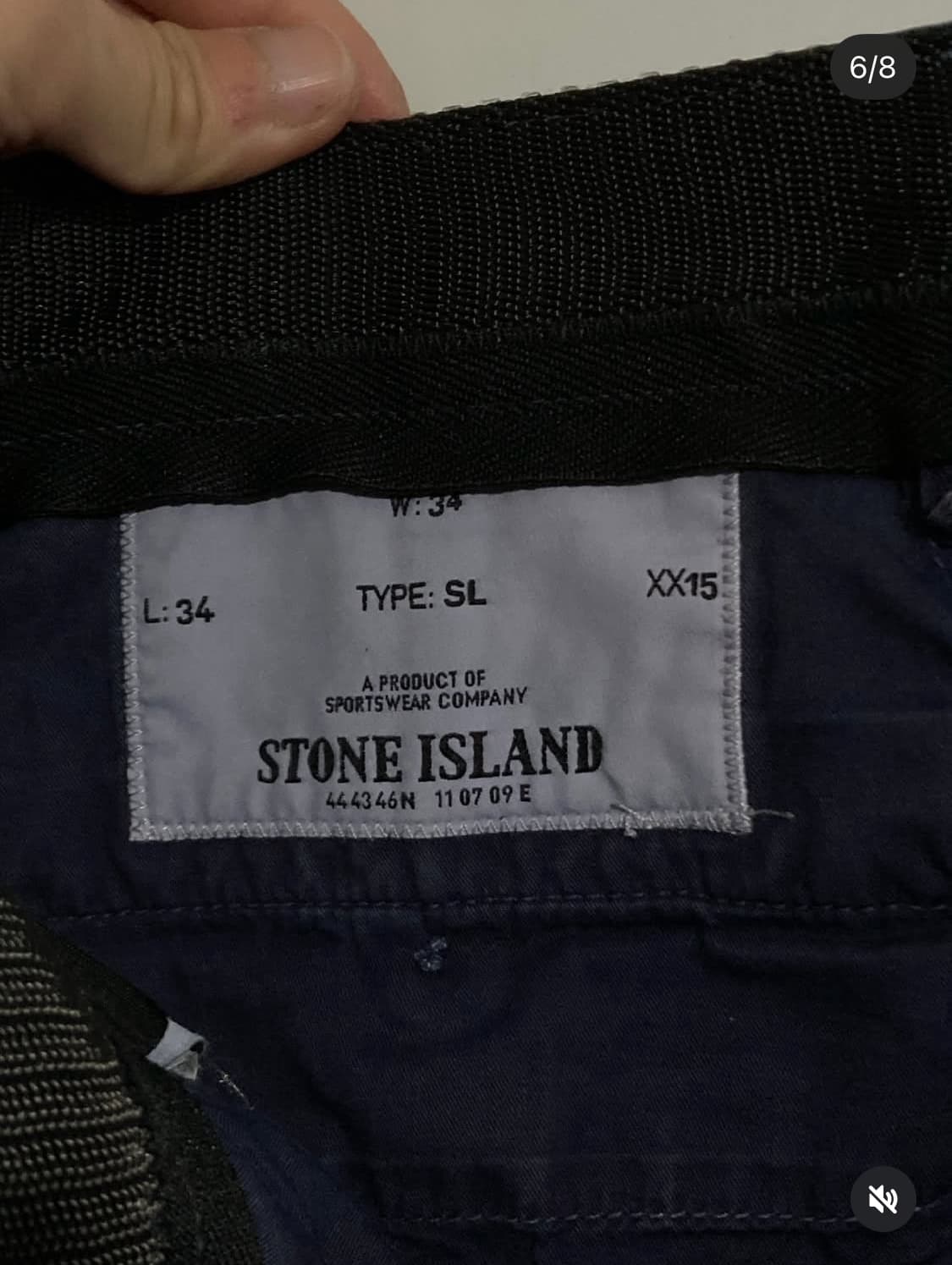 스톤아일랜드 워싱 카고 팬츠 상품이미지6