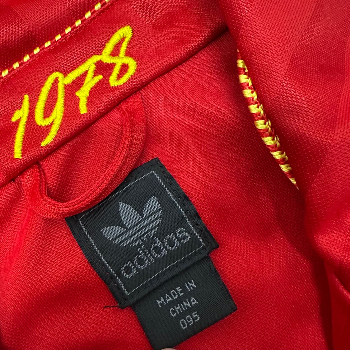 아디다스 스페인 국대 트랙탑 져지 집업 레드 95(M) 상품이미지3