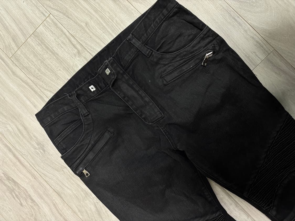 balmain 팬츠 정품 블랙 상품이미지2