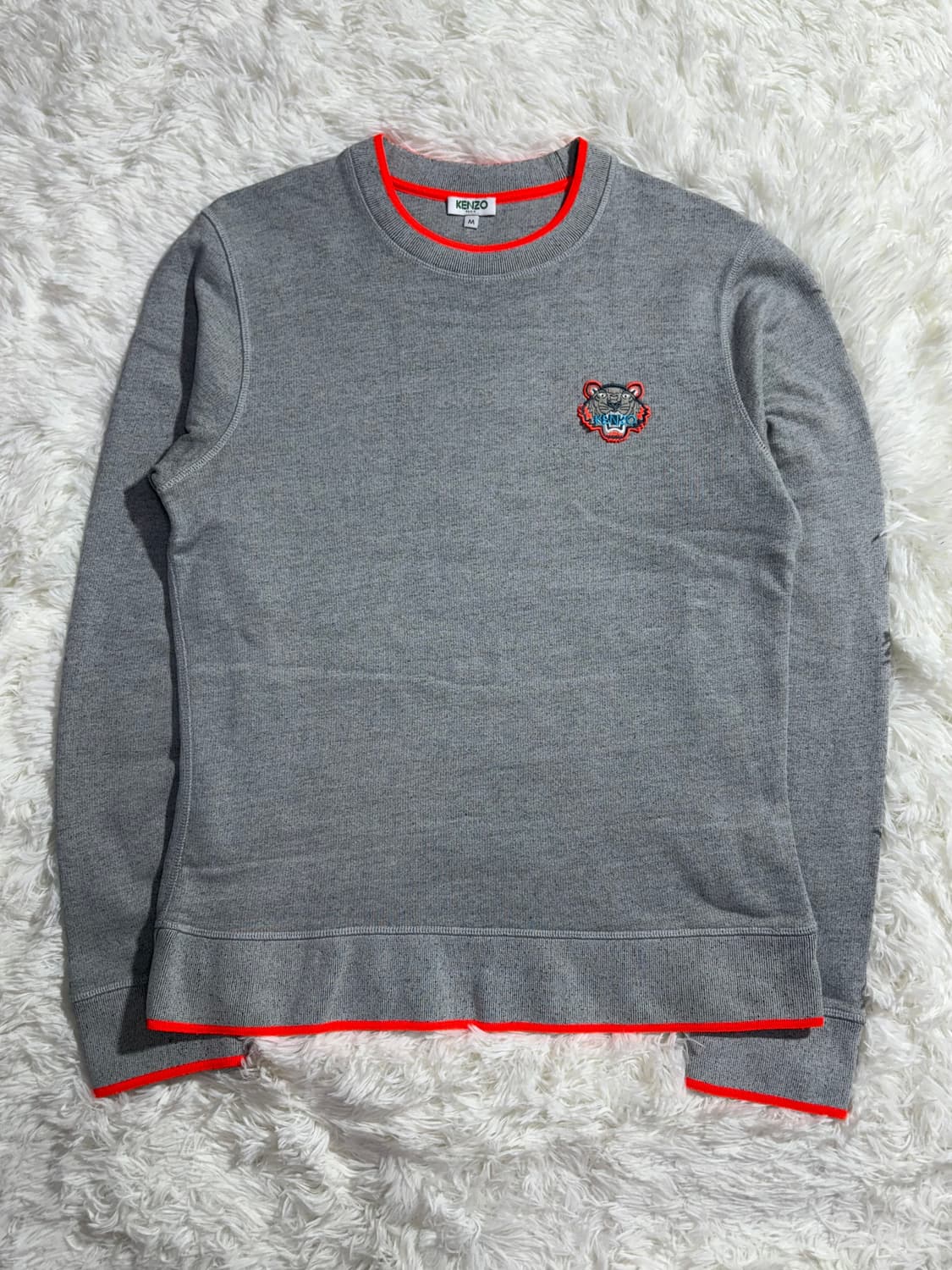 겐조 그레이 타이거로고 맨투맨  상품이미지2