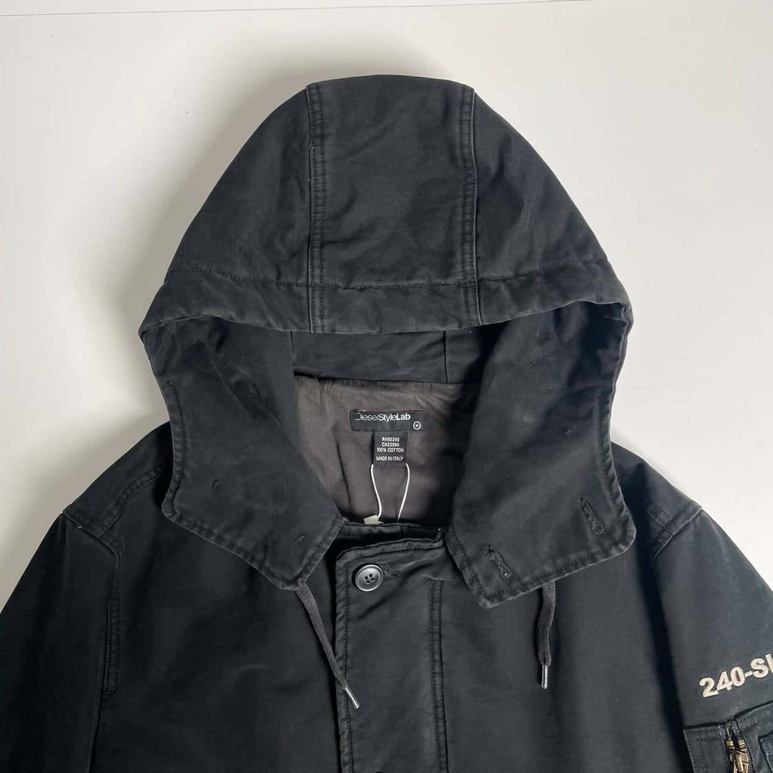 Diesel style lab 240-SLAB 헤비코튼 밀리터리 파카 상품이미지9