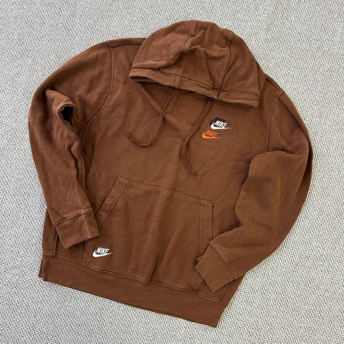 L 나이키 더블 스우시 후드티 0401D 상품이미지1