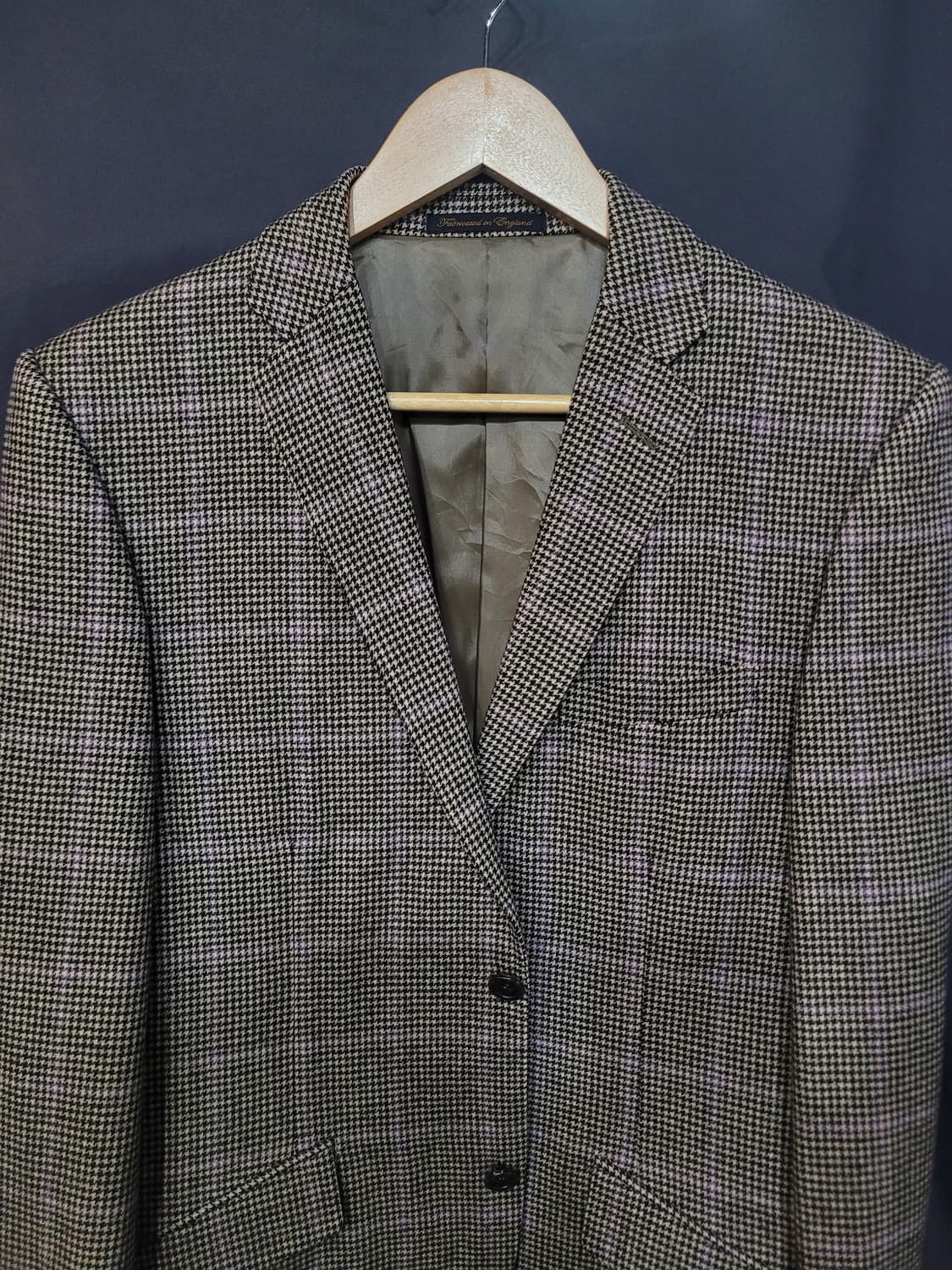 KENT & CURWEN 하운드체크 울 블레이저 자켓  상품이미지2