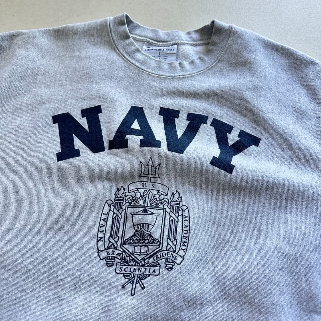 미 해군사관학교 USNA 보급 챔피언 리버스위브 L 상품이미지2
