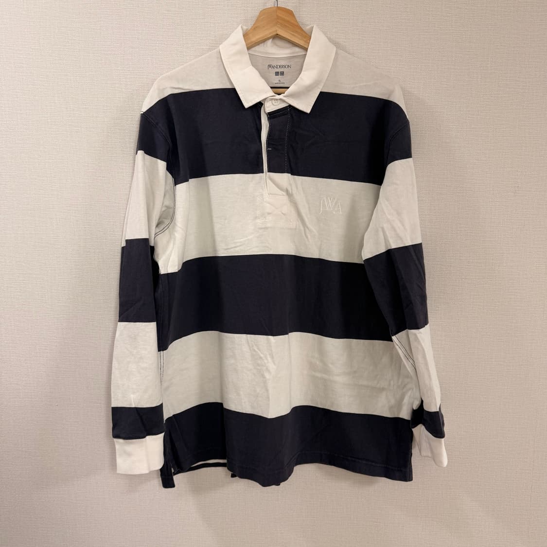 [XL] 오버사이즈러거스트라이프폴로셔츠 상품이미지2