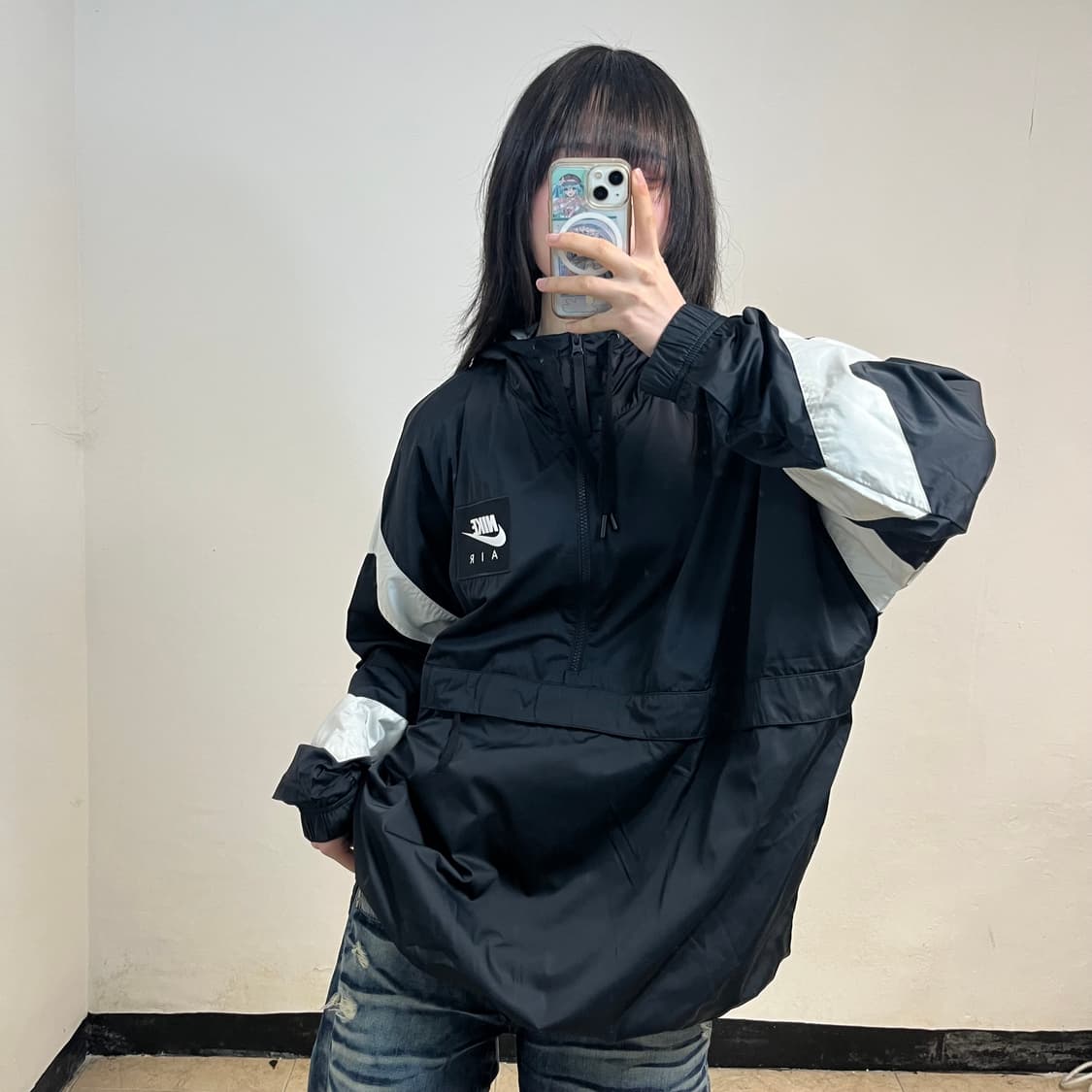 Nike Air black anorak 상품이미지2