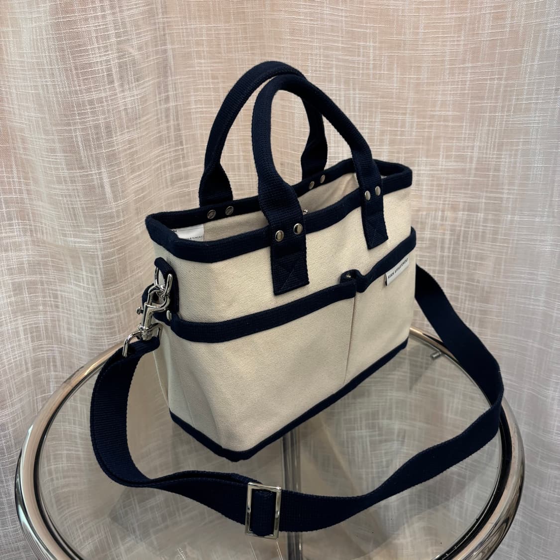 아밤 아파트멍 정유미 텀블러백 캔버스 토트백   상품이미지5