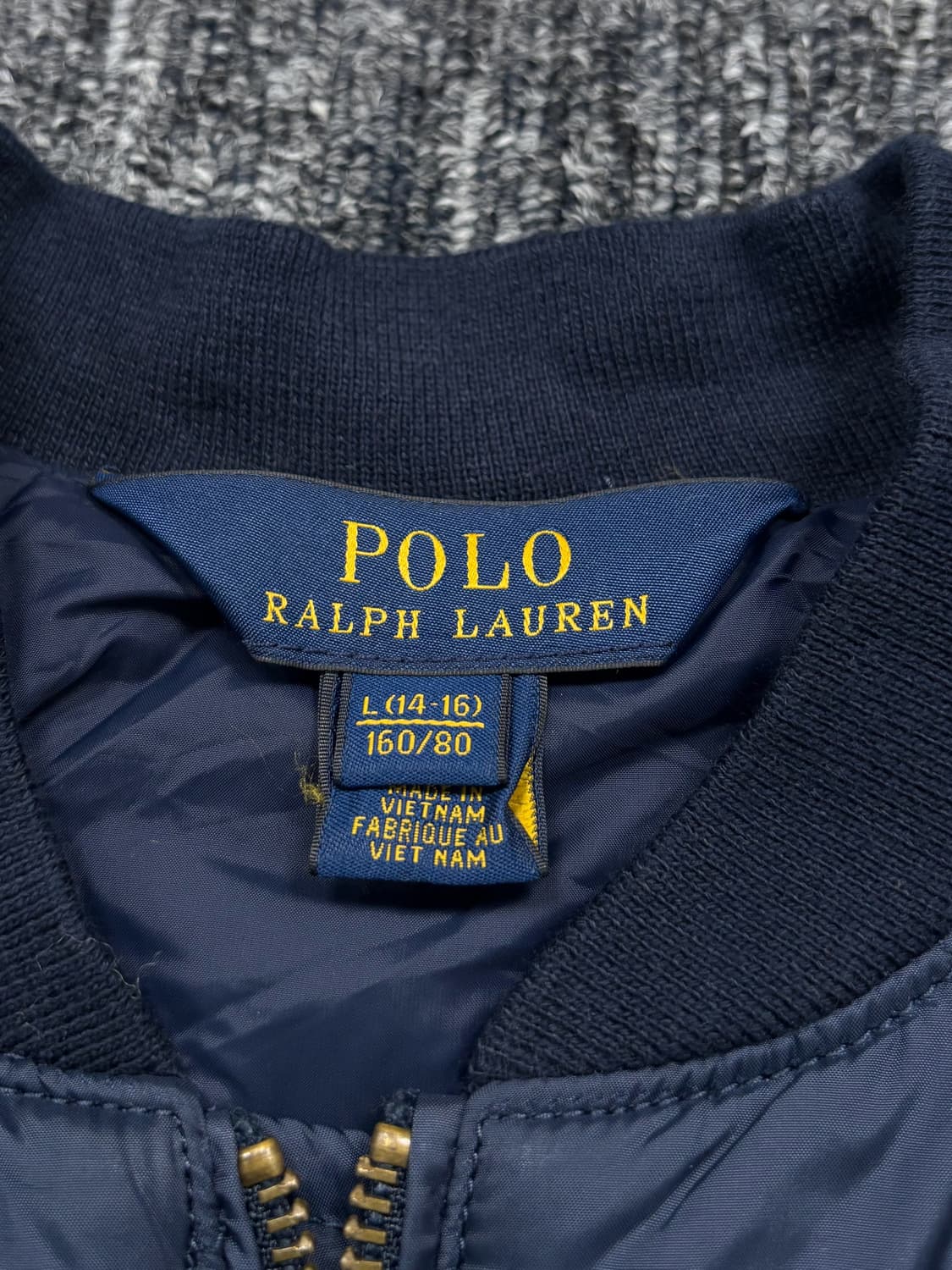 폴로 네이비 퀼팅 자켓 상품이미지6