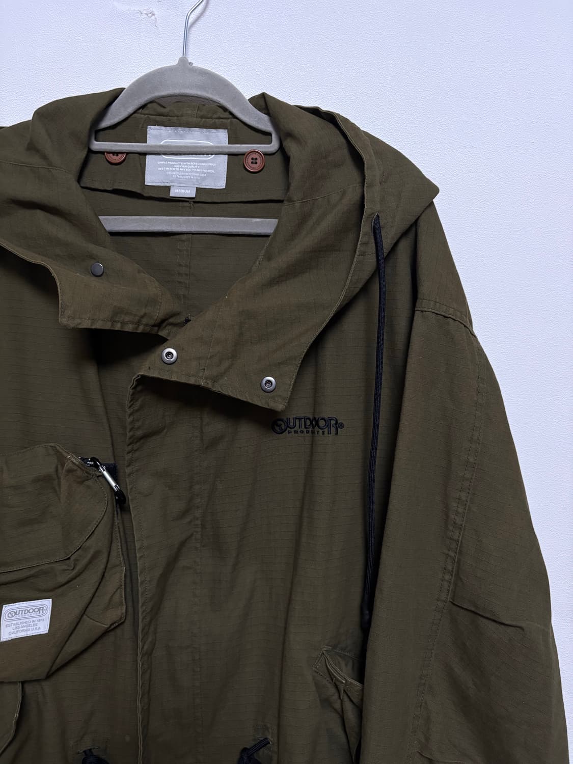 아웃도어프로덕츠 포켓 사파리 하프 야상 상품이미지4