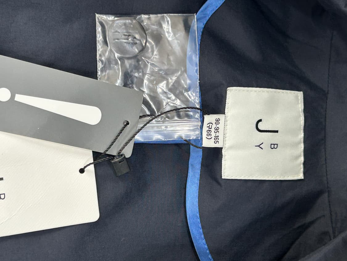 새상품 J BY 제이바이 네이비 버건디 배색 트렌치코트 66 상품이미지6