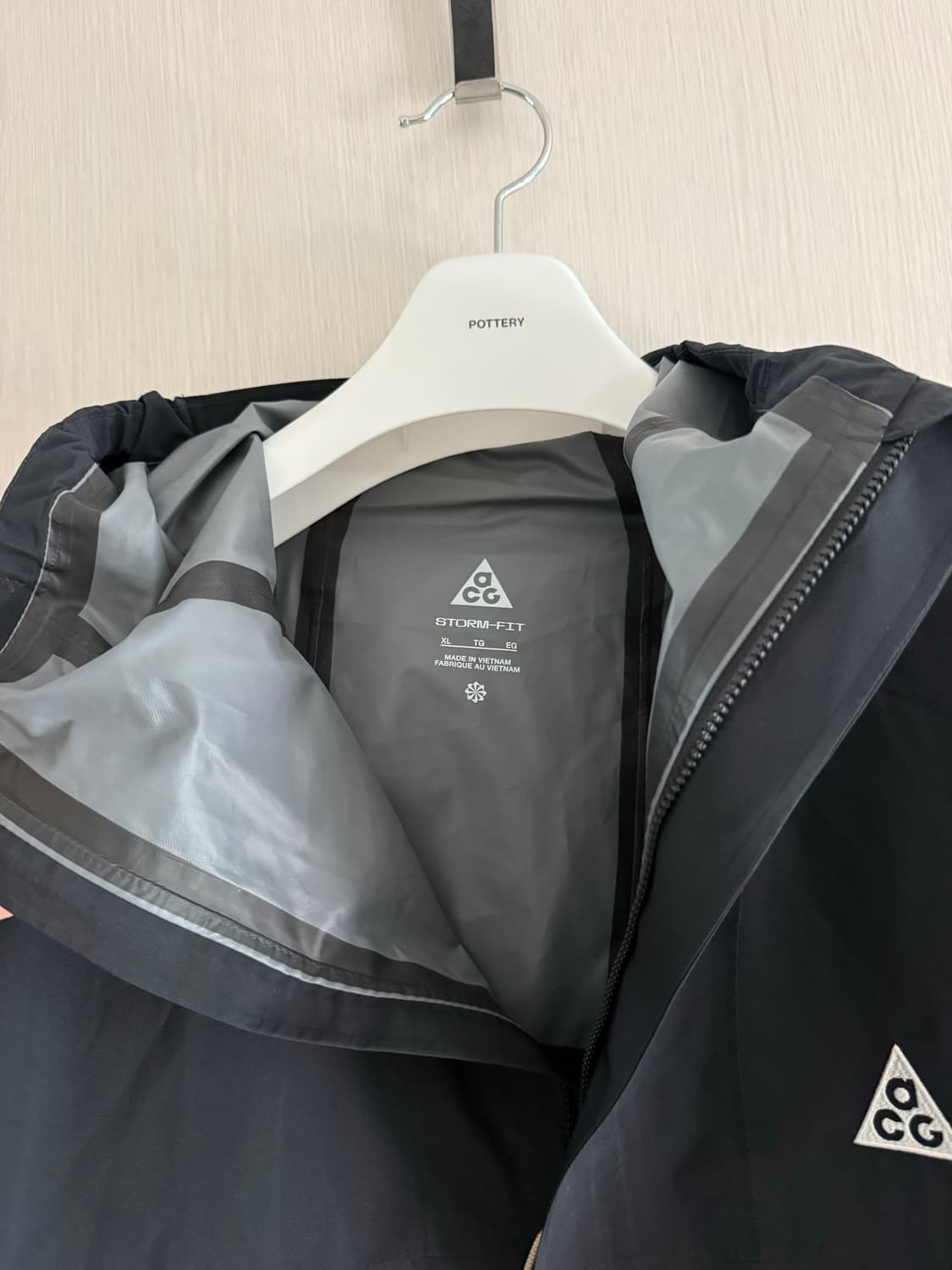 [XL] 나이키 ACG 스톰핏 ADV 케스케이드 레인 풀 집 자켓 블랙 상품이미지6