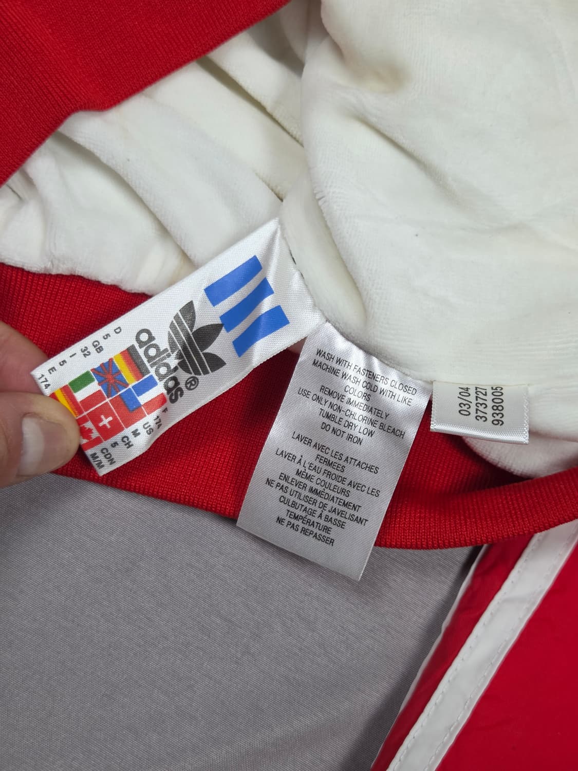 (새상품) [아디다스] 오리지널스 빅로고 배색 나일론자켓 | A00151 상품이미지5