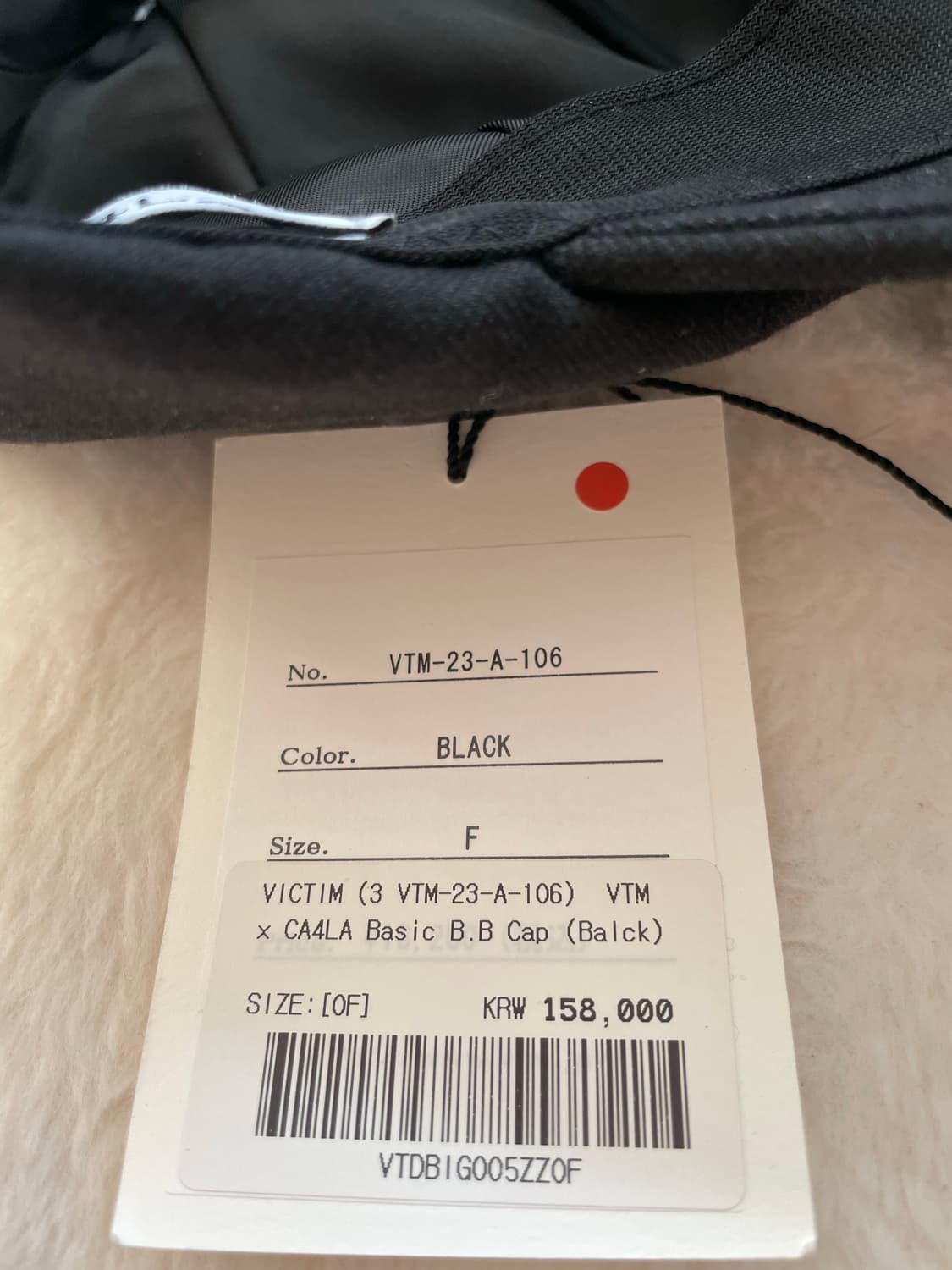 victim ca4la 콜라보 카시라 볼캡 상품이미지7