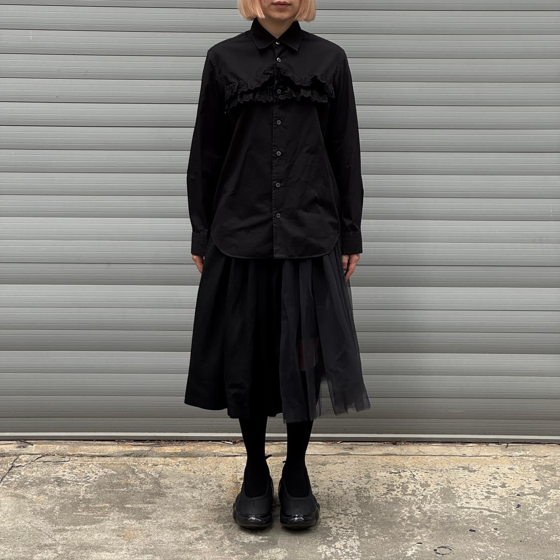 Tulle Black Long Skirt  상품이미지8