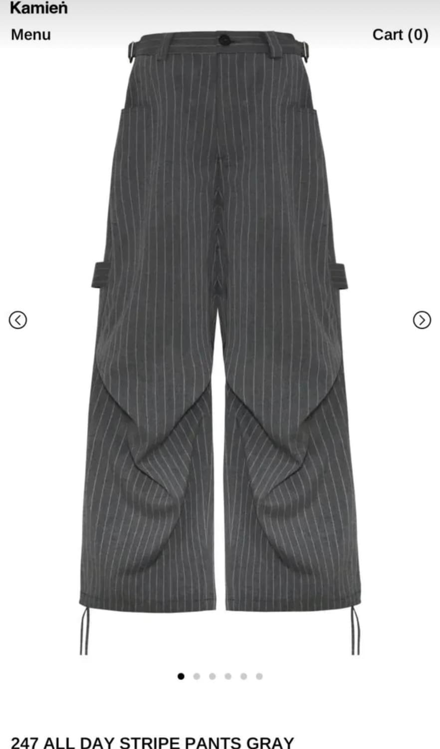 (2)Kamien 247 올데이 그레이팬츠 상품이미지1
