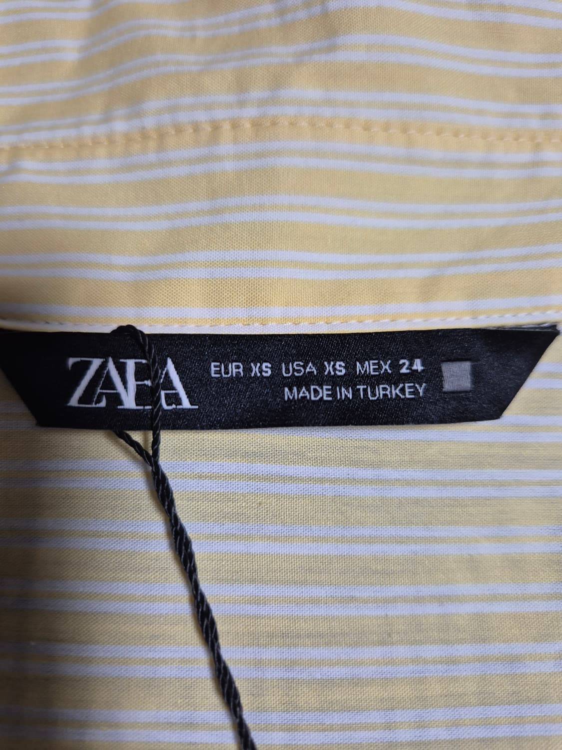 ZARA 오버핏 스트라이프 셔츠(새상품) 상품이미지6