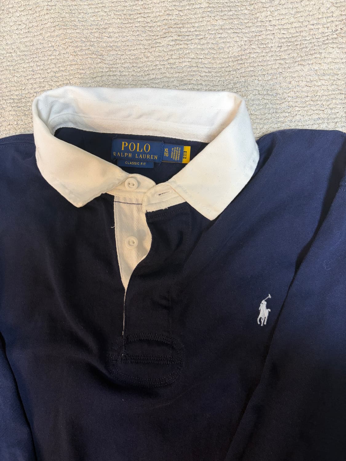 폴로 럭비티 xl (매장판, QR가능)  상품이미지1