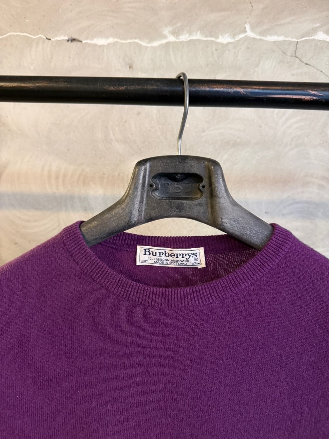 버버리 스코티쉬 램스울 니트 55~66 상품이미지3