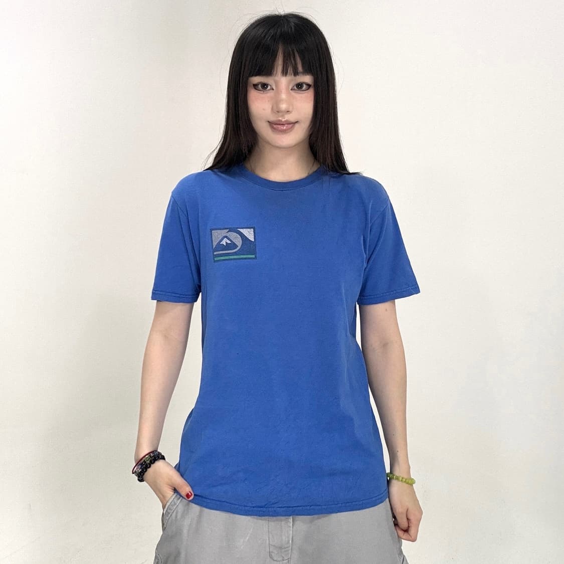 Vtg 블루 반팔티 상품이미지1