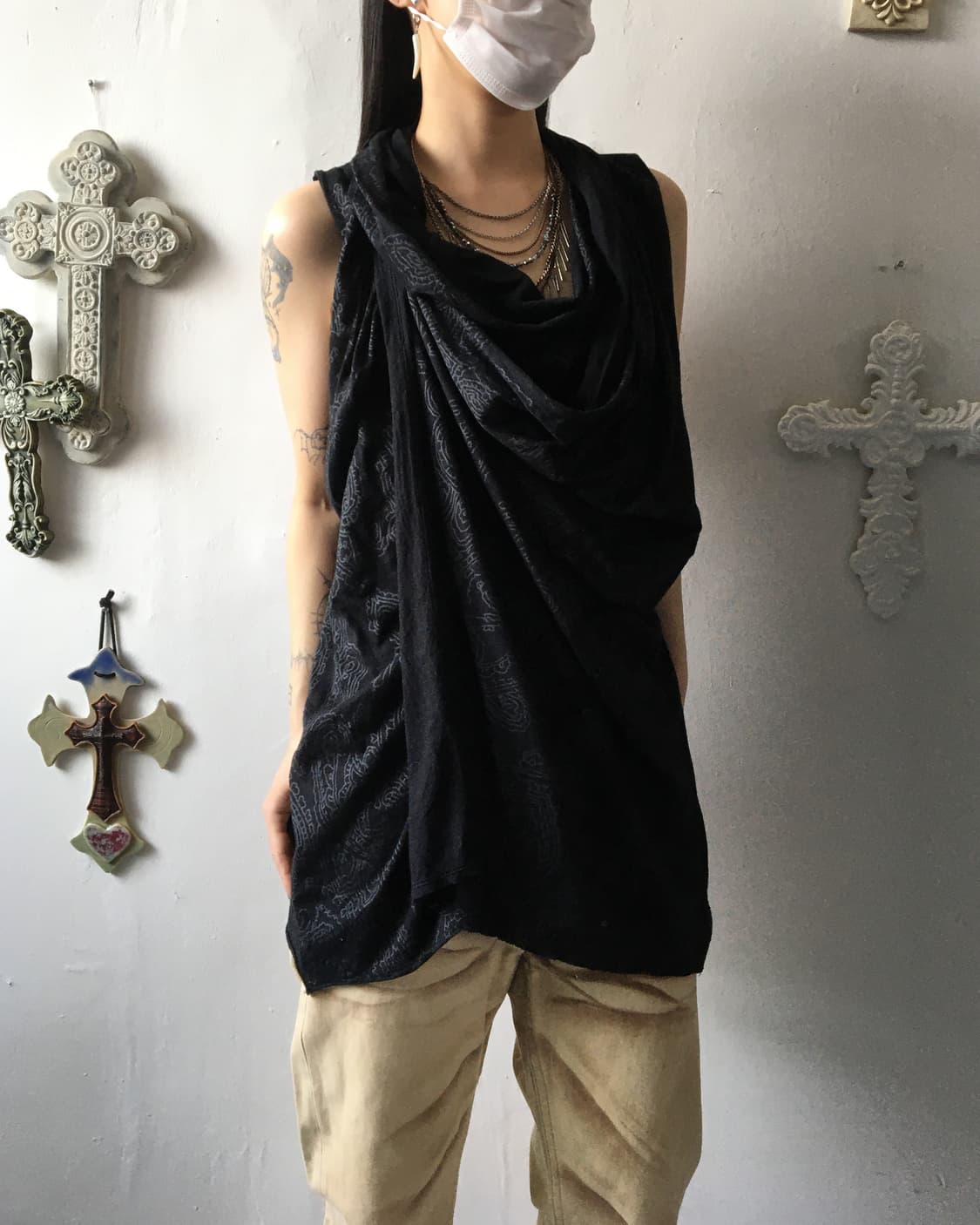 Civarize drape vest 상품이미지1