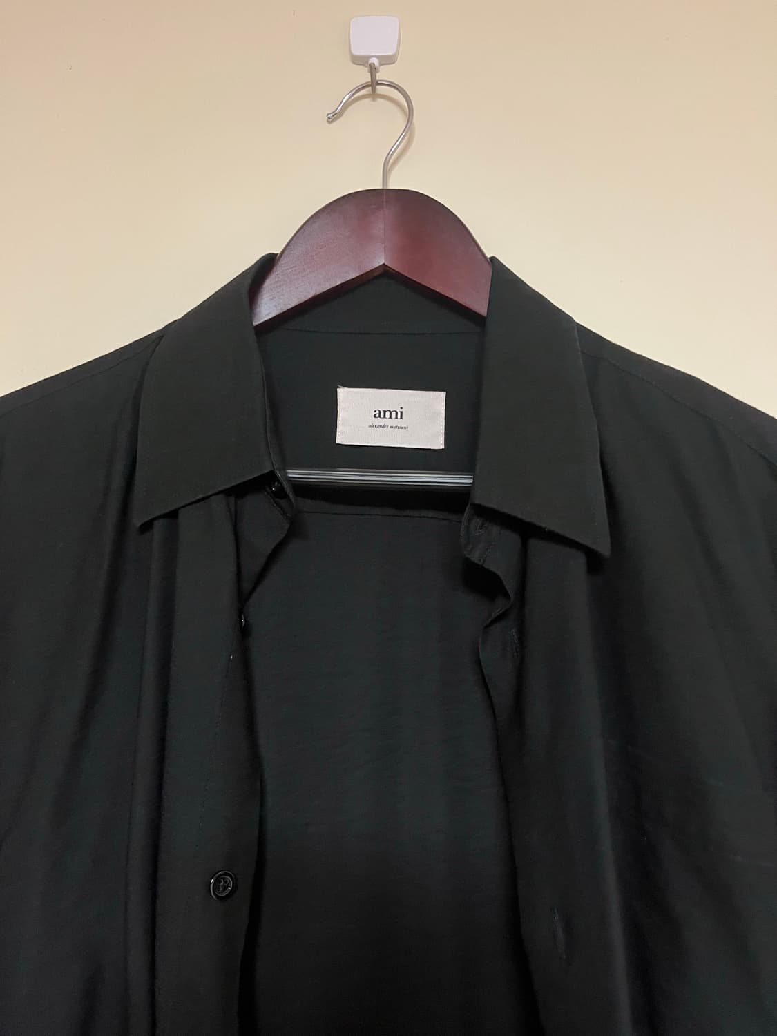 ami paris 블랙 레이온 셔츠 3 상품이미지2