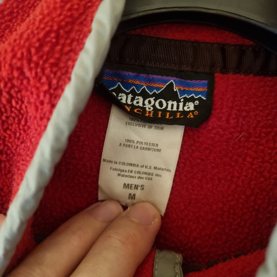 파티고니아 신칠라  레드그레이 m 상품이미지5