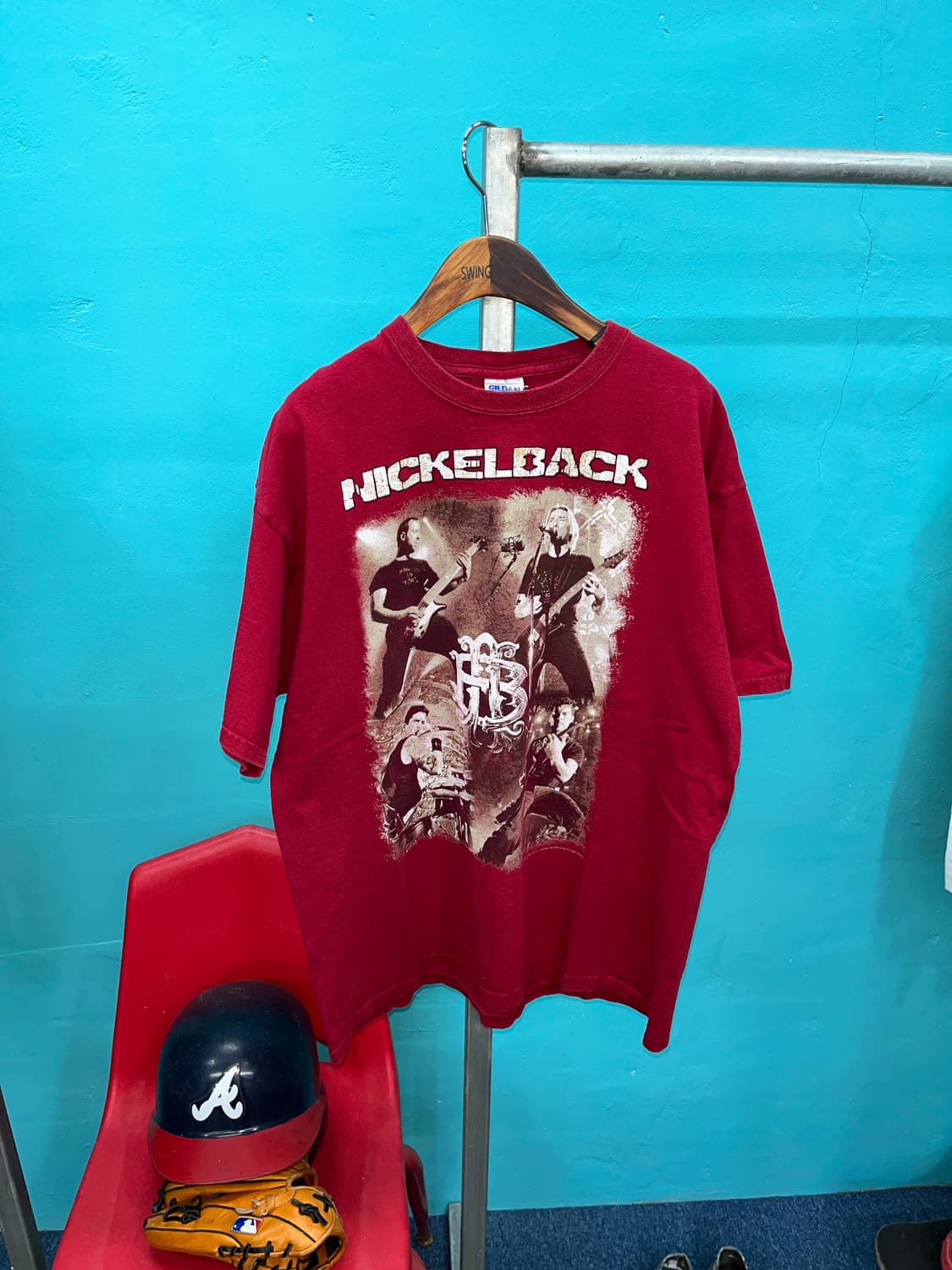 니켈백 투어 밴드티 L 상품이미지1