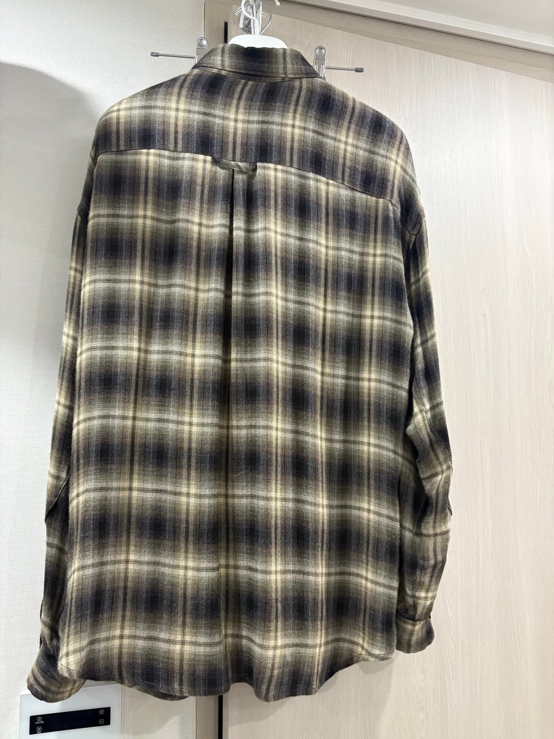 폴리테루 멀티브라운 체크셔츠 상품이미지2