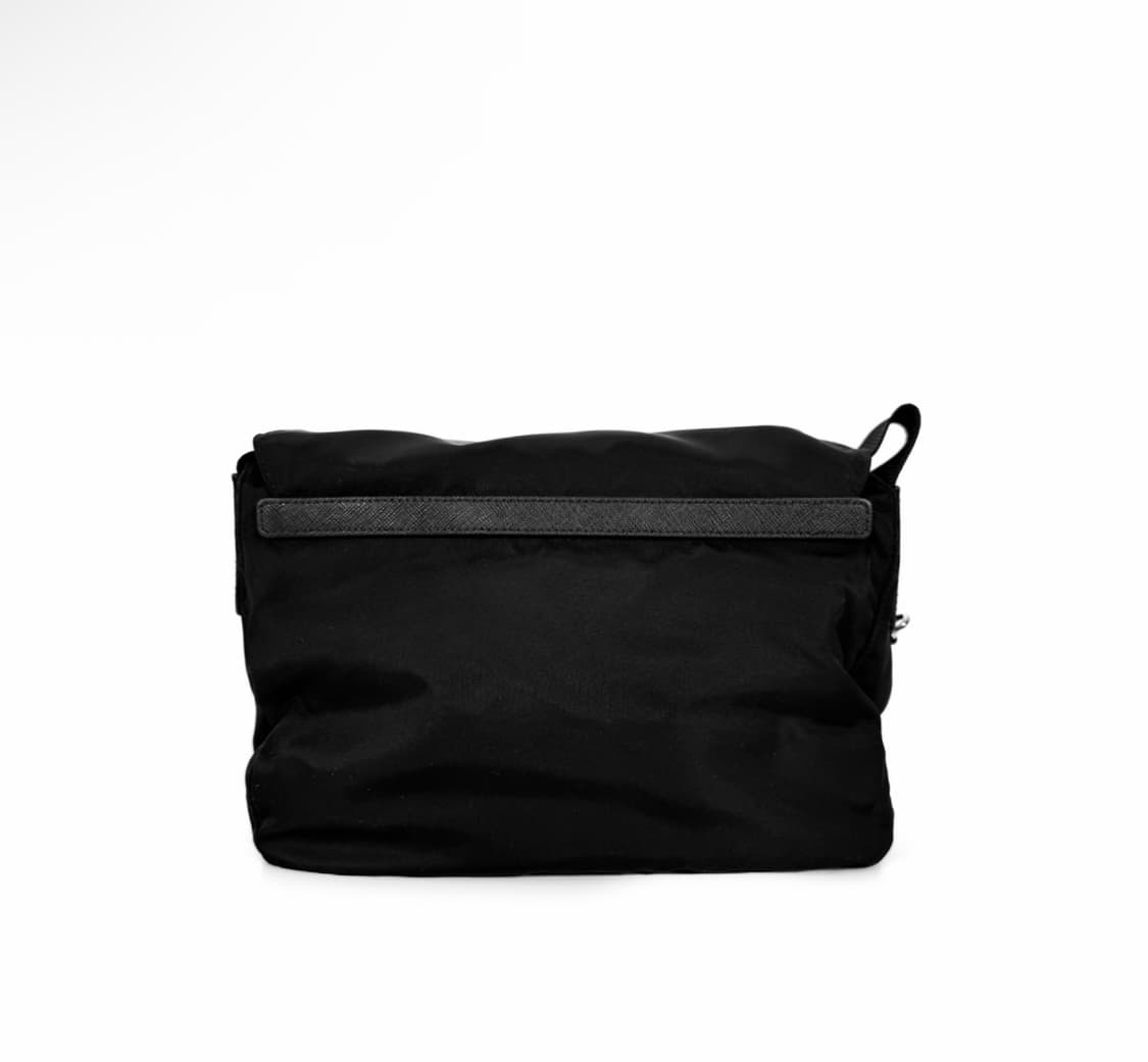 [TU] 프라다 리나일론 삼각로고 투버클 메신저백 크로스백 블랙 스몰 상품이미지4