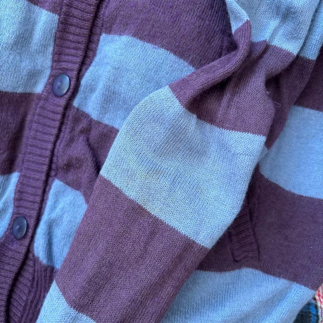 히스테릭 글래머 보더 니트 후드 가디건 상품이미지9