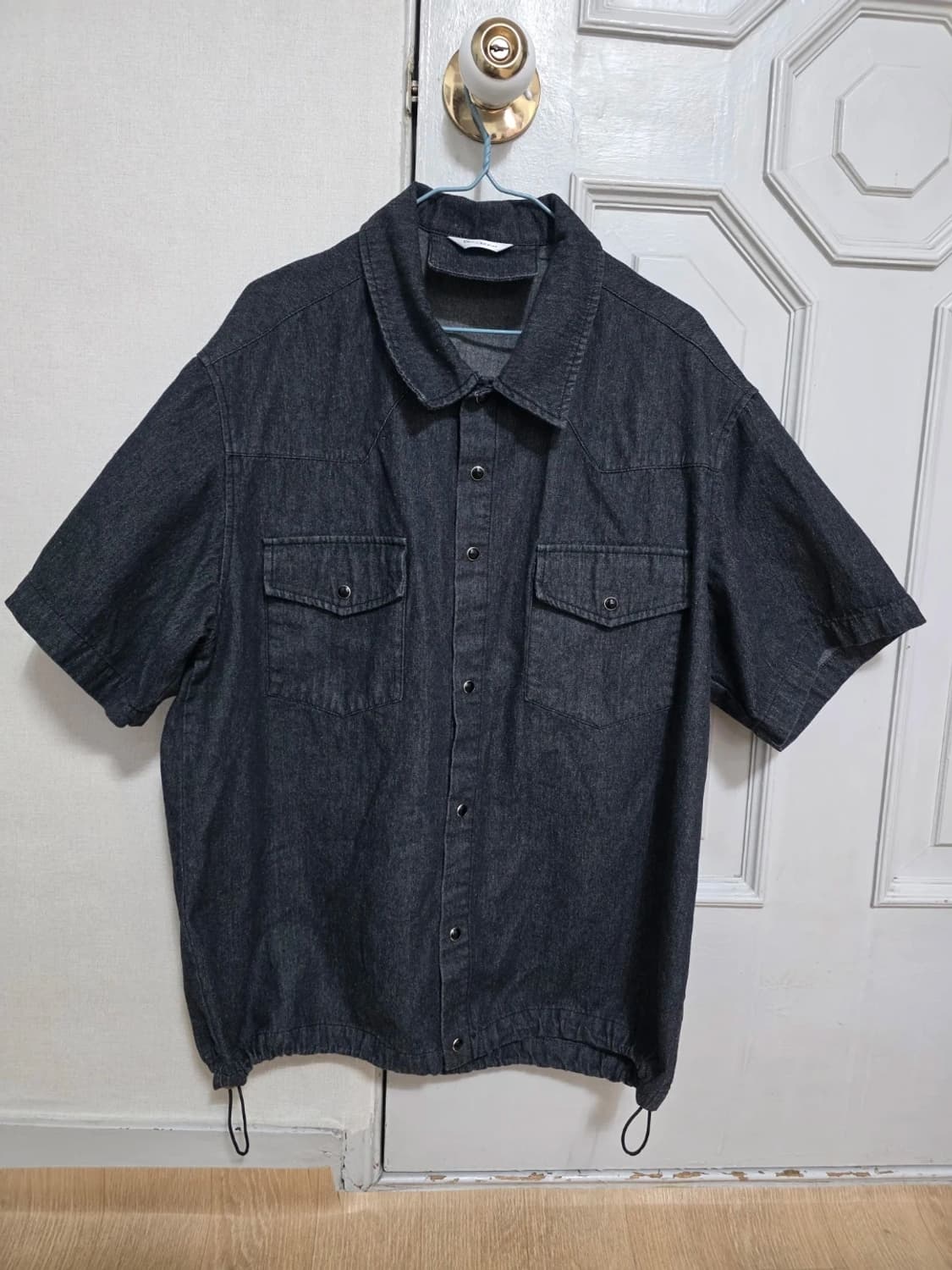 데꼬로소 웨스턴 반팔 데님 셔츠 상품이미지1
