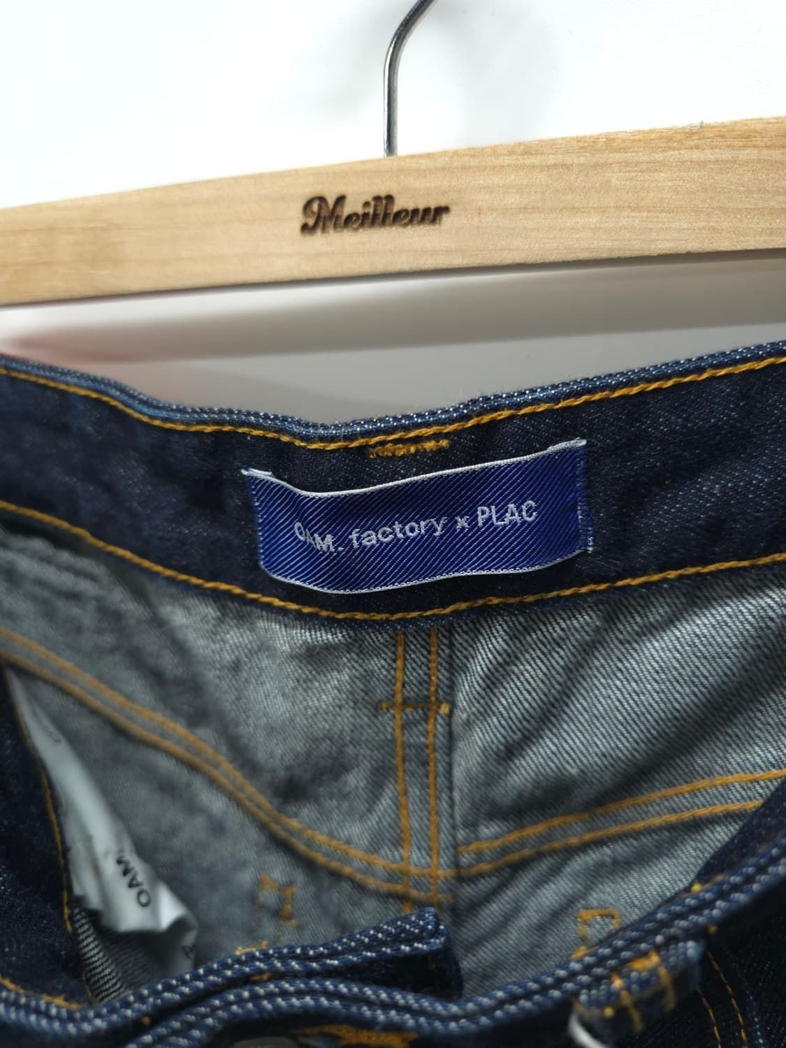 플랙 x OAM 팩토리 콜라보 생지 데님 (30~31) 상품이미지7