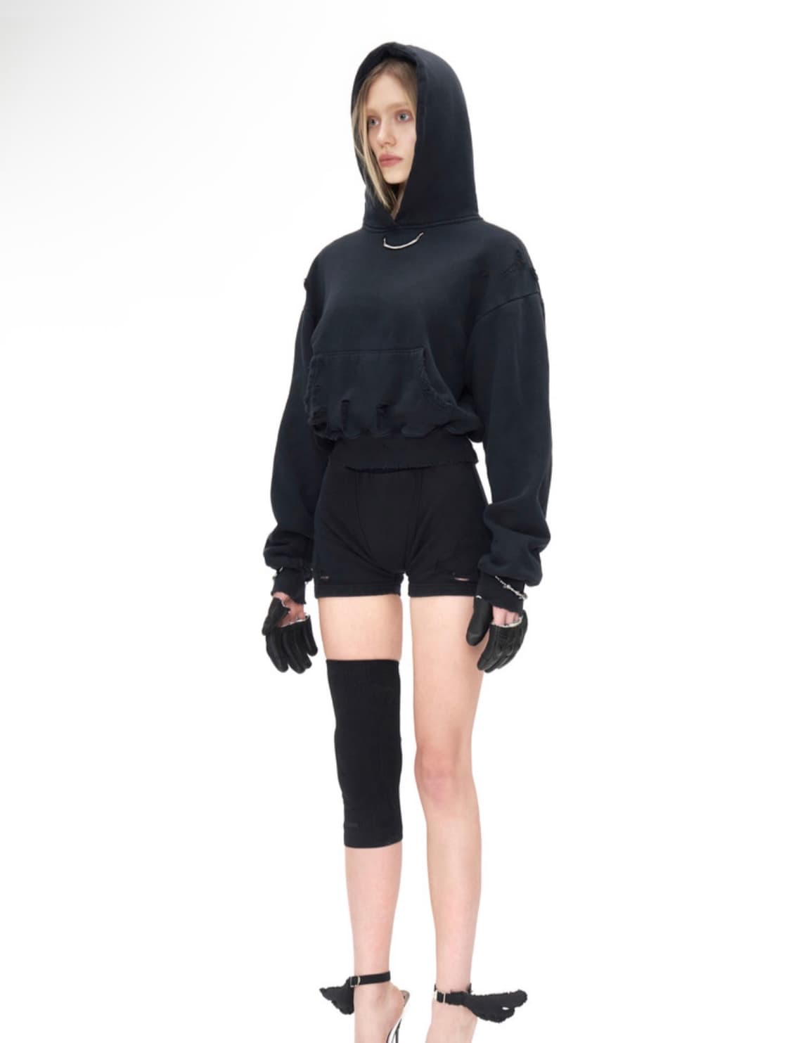 604서비스 DISTRESSED SHORTS IN PIGMENT 상품이미지2