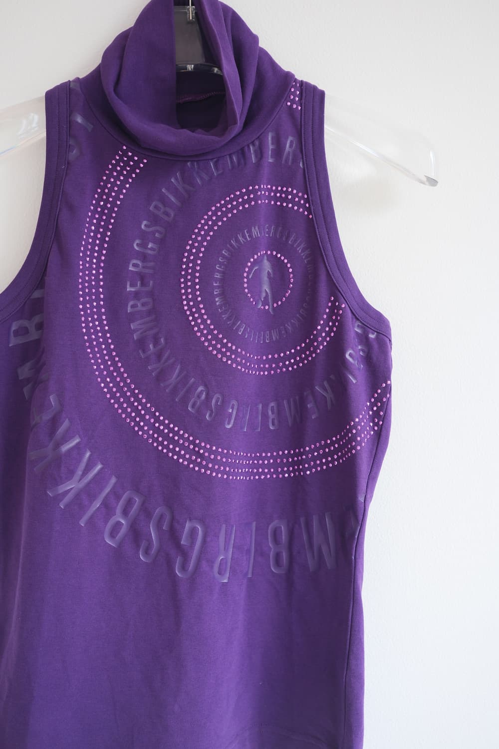Hotfix motif turtle neck sleeveless 상품이미지5