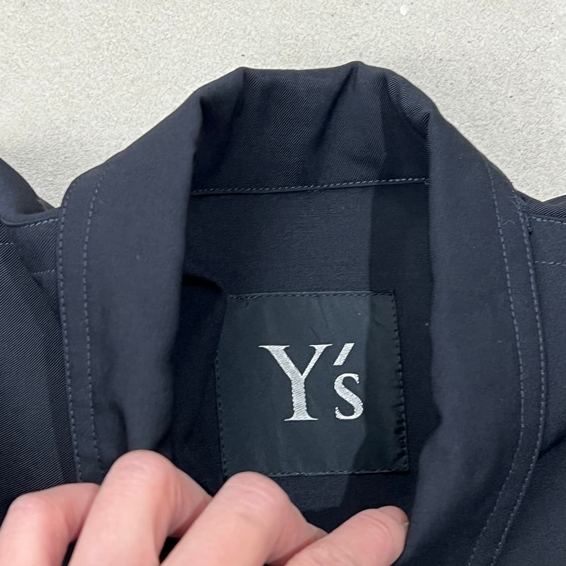 요지야마모토 다크 집업 자켓 s09015 상품이미지5