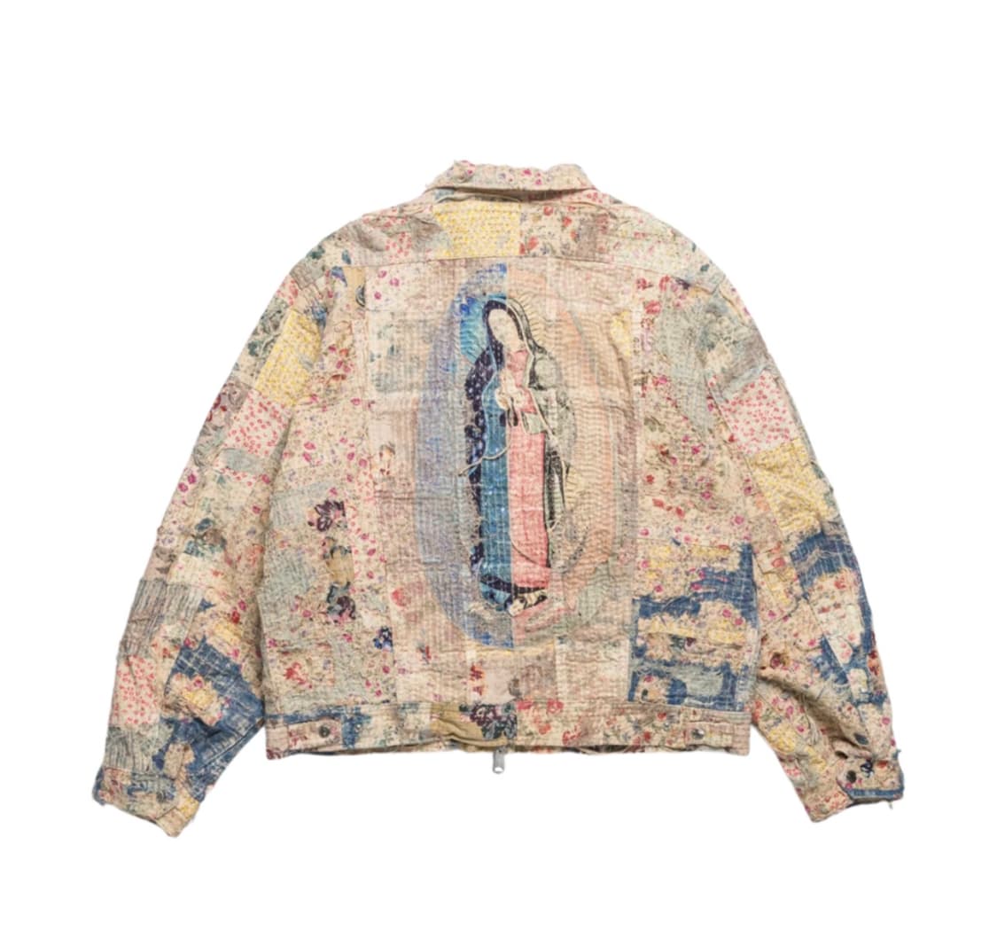 (새상품/3)kapital boro zip up beige 상품이미지1