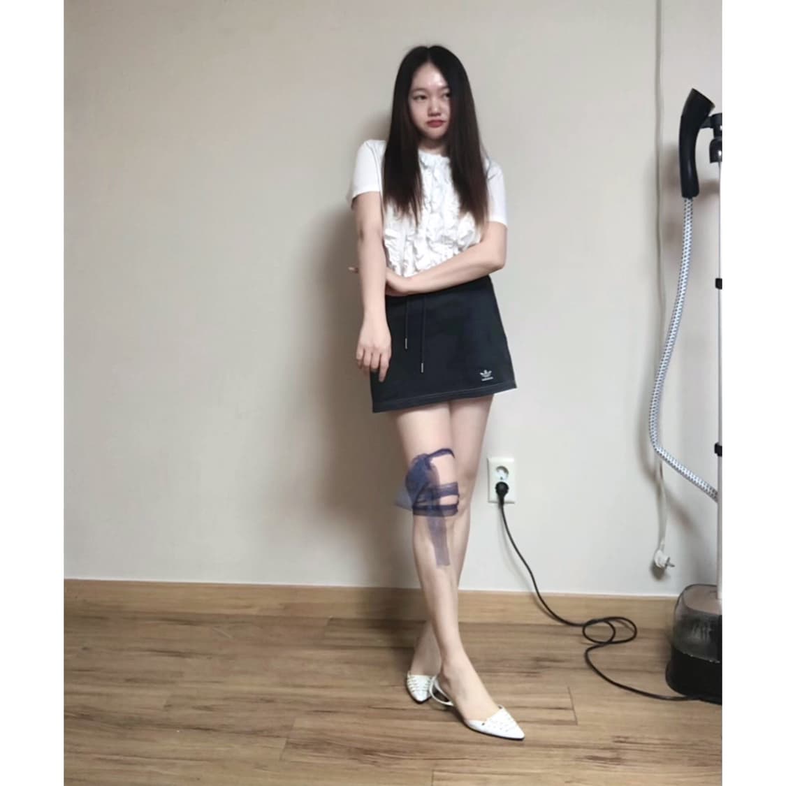 자라 화이트 프릴 티셔츠 🧭  상품이미지5