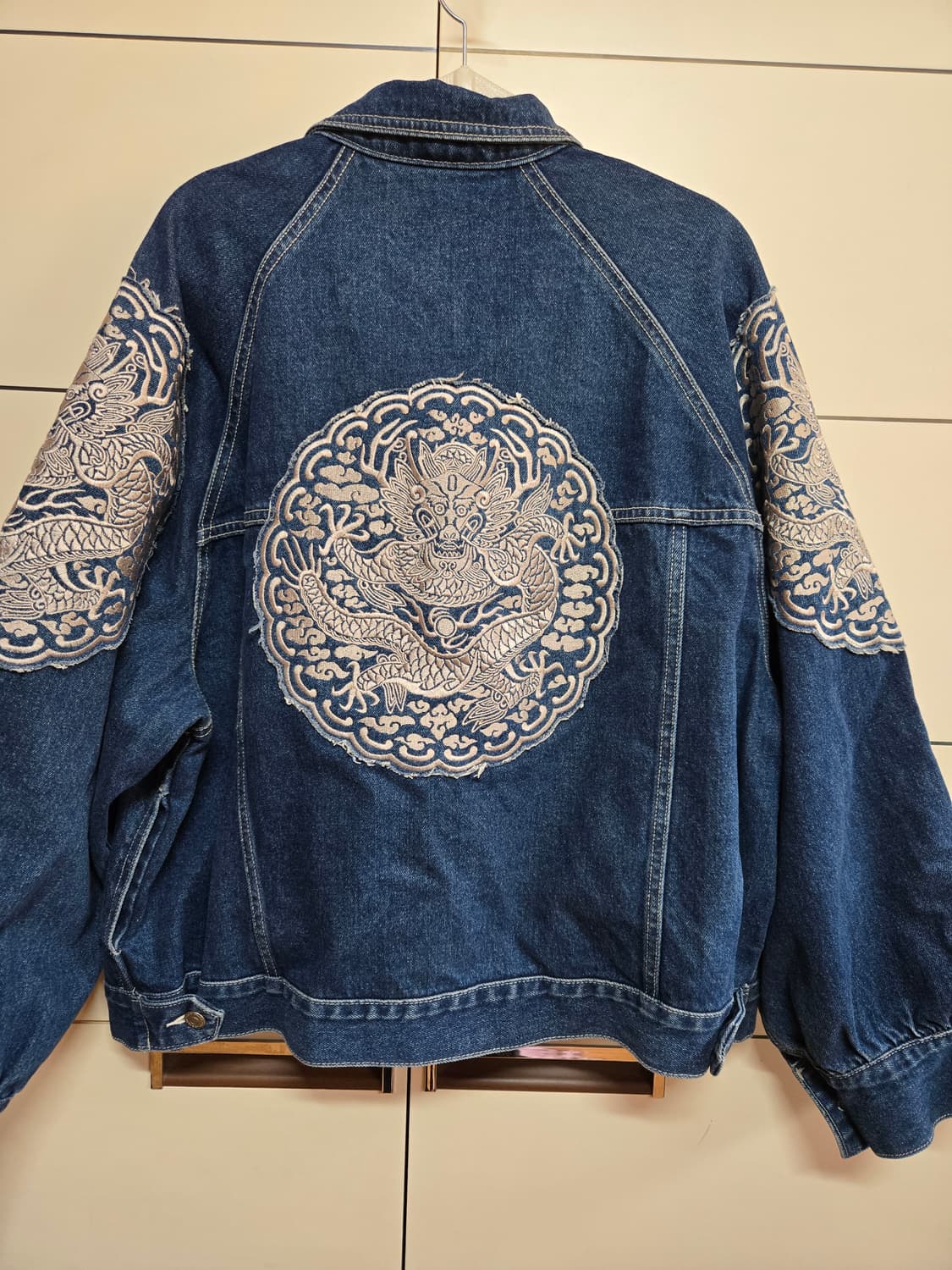 교집합X악오 청롱포 진청 자켓 상품이미지4