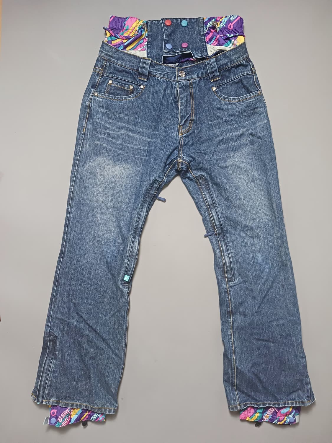 [M] 블렌트 마블 레이어드 데님 팬츠 보드복 스키복 상품이미지1