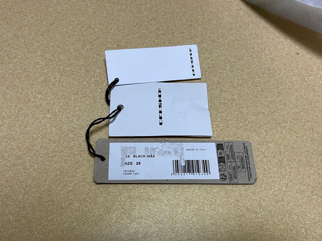 릭오웬스 왁스 볼란 부츠컷 SBW 28 황금사이즈 상품이미지6